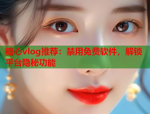 糖心vlog推荐：禁用免费软件，解锁平台隐秘功能