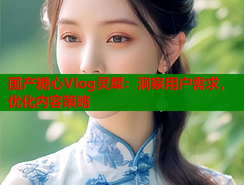 国产糖心Vlog灵犀：洞察用户需求，优化内容策略