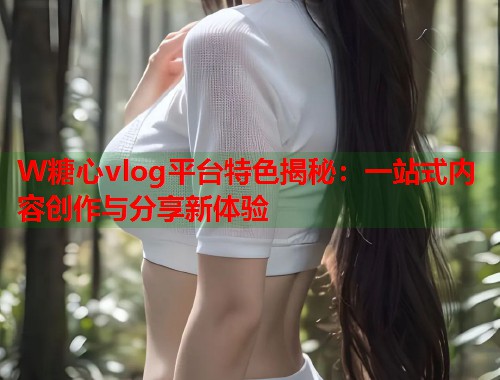 W糖心vlog平台特色揭秘：一站式内容创作与分享新体验