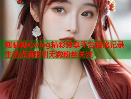 刻晴糖心vlog精彩分享平台轻松记录生活点滴吸引无数粉丝关注