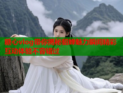糖心vlog带你揭秘貂蝉魅力瞬间精彩互动体验不容错过