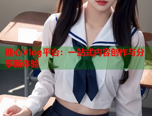 糖心Vlog平台：一站式内容创作与分享新体验