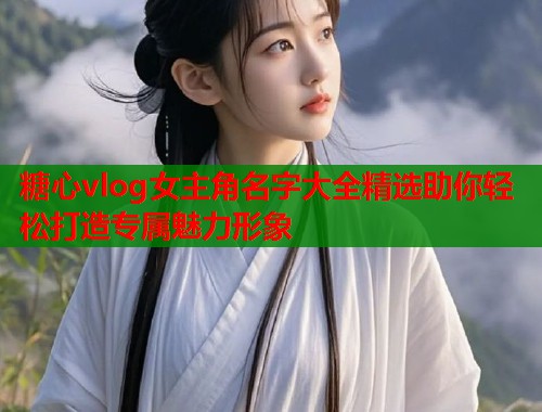 糖心vlog女主角名字大全精选助你轻松打造专属魅力形象