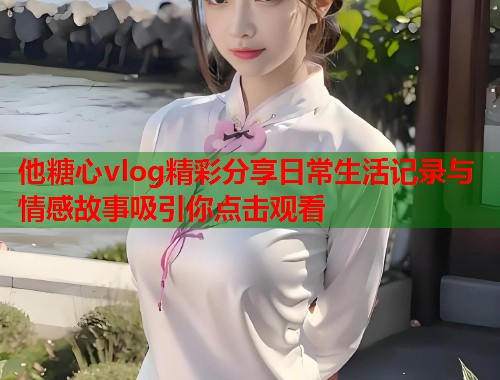 他糖心vlog精彩分享日常生活记录与情感故事吸引你点击观看