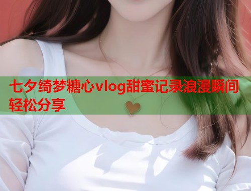 七夕绮梦糖心vlog甜蜜记录浪漫瞬间轻松分享