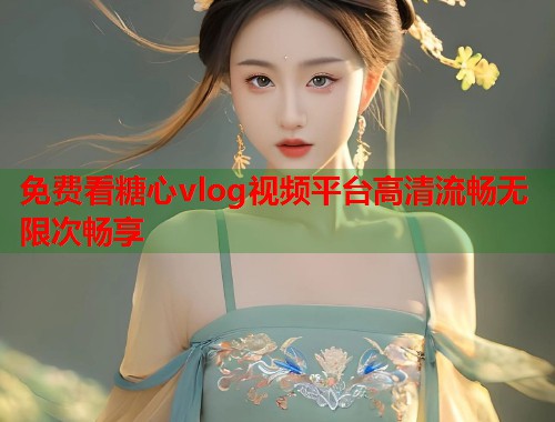 免费看糖心vlog视频平台高清流畅无限次畅享