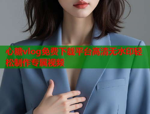 心糖vlog免费下载平台高清无水印轻松制作专属视频