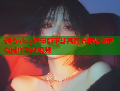 糖心vlog轻量版下载高清流畅编辑轻松制作精彩视频  第1张