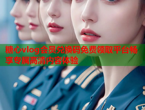糖心vlog会员兑换码免费领取平台畅享专属高清内容体验