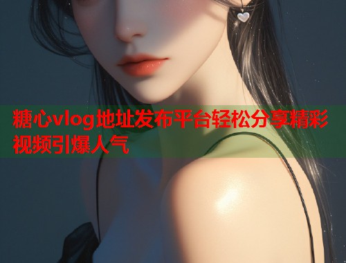 糖心vlog地址发布平台轻松分享精彩视频引爆人气  第2张