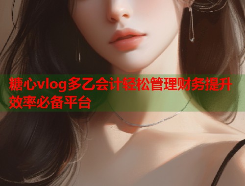 糖心vlog多乙会计轻松管理财务提升效率必备平台