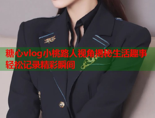糖心vlog小桃路人视角揭秘生活趣事轻松记录精彩瞬间