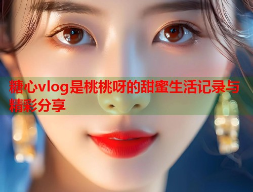 糖心vlog是桃桃呀的甜蜜生活记录与精彩分享
