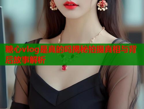 糖心vlog是真的吗揭秘拍摄真相与背后故事解析