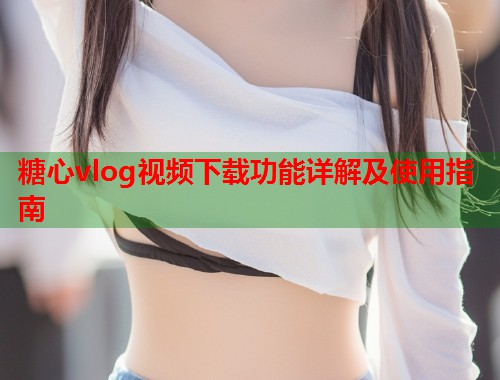 糖心vlog视频下载功能详解及使用指南  第2张